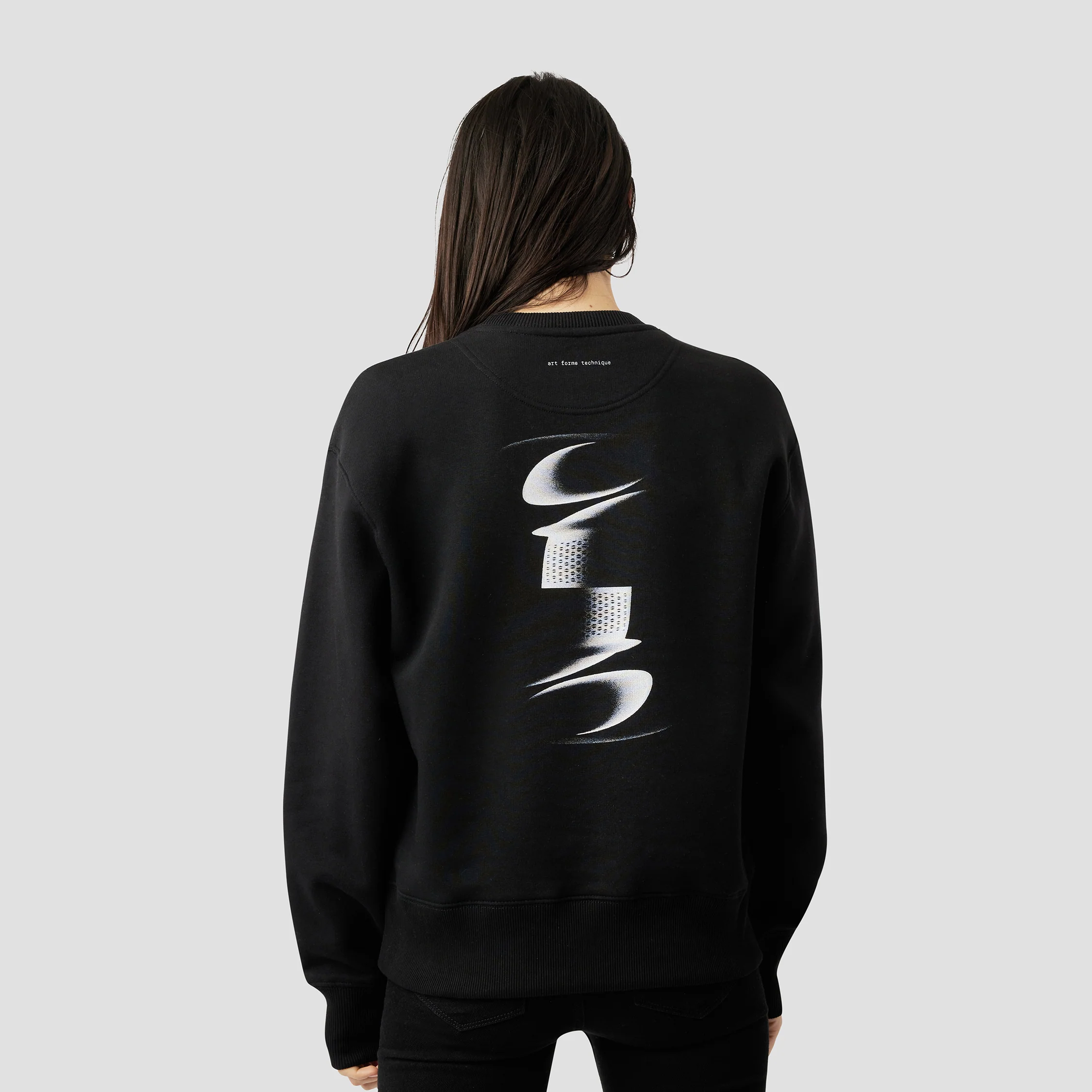 ABSTRACT GRAPHIC OVERSIZED SWEATSHIRT - Image 10