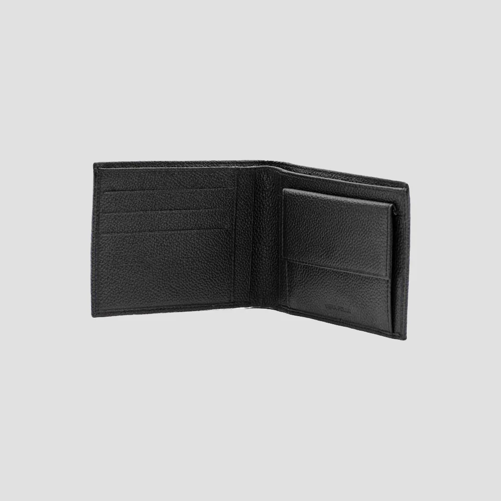 BUGATTI BLACK LEATHER MACARON WALLET - Image 2
