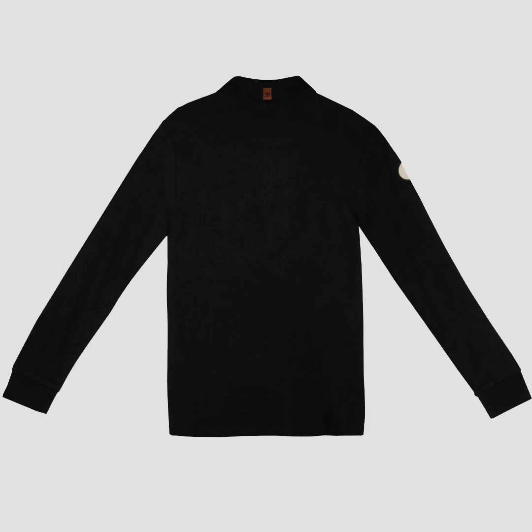 BUGATTI HERITAGE POLO 57 LONG SLEEVE BLACK - Image 2