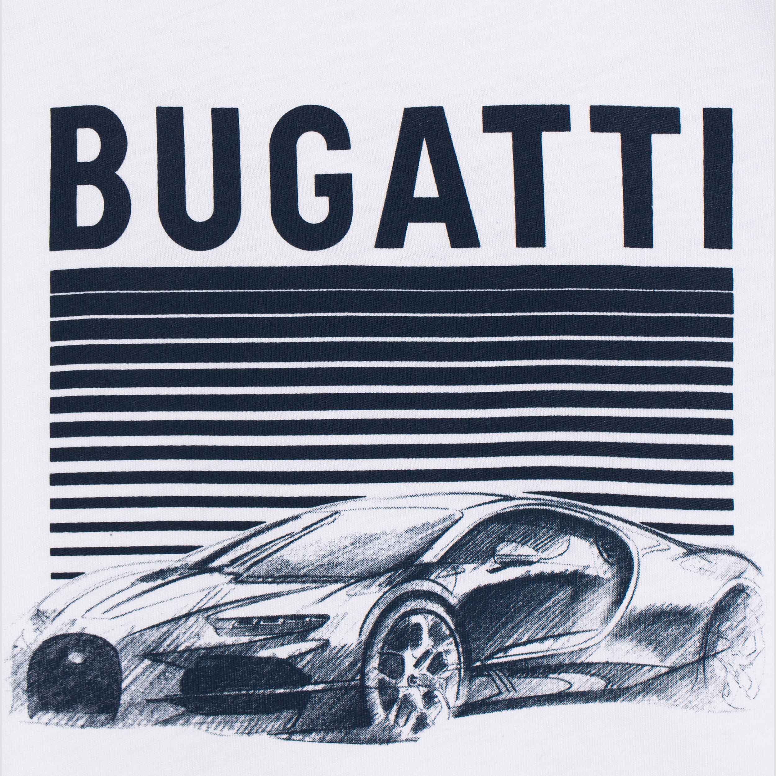 BUGATTI KIDS TOURBILLON SKETCH T-SHIRT WHITE - Image 2
