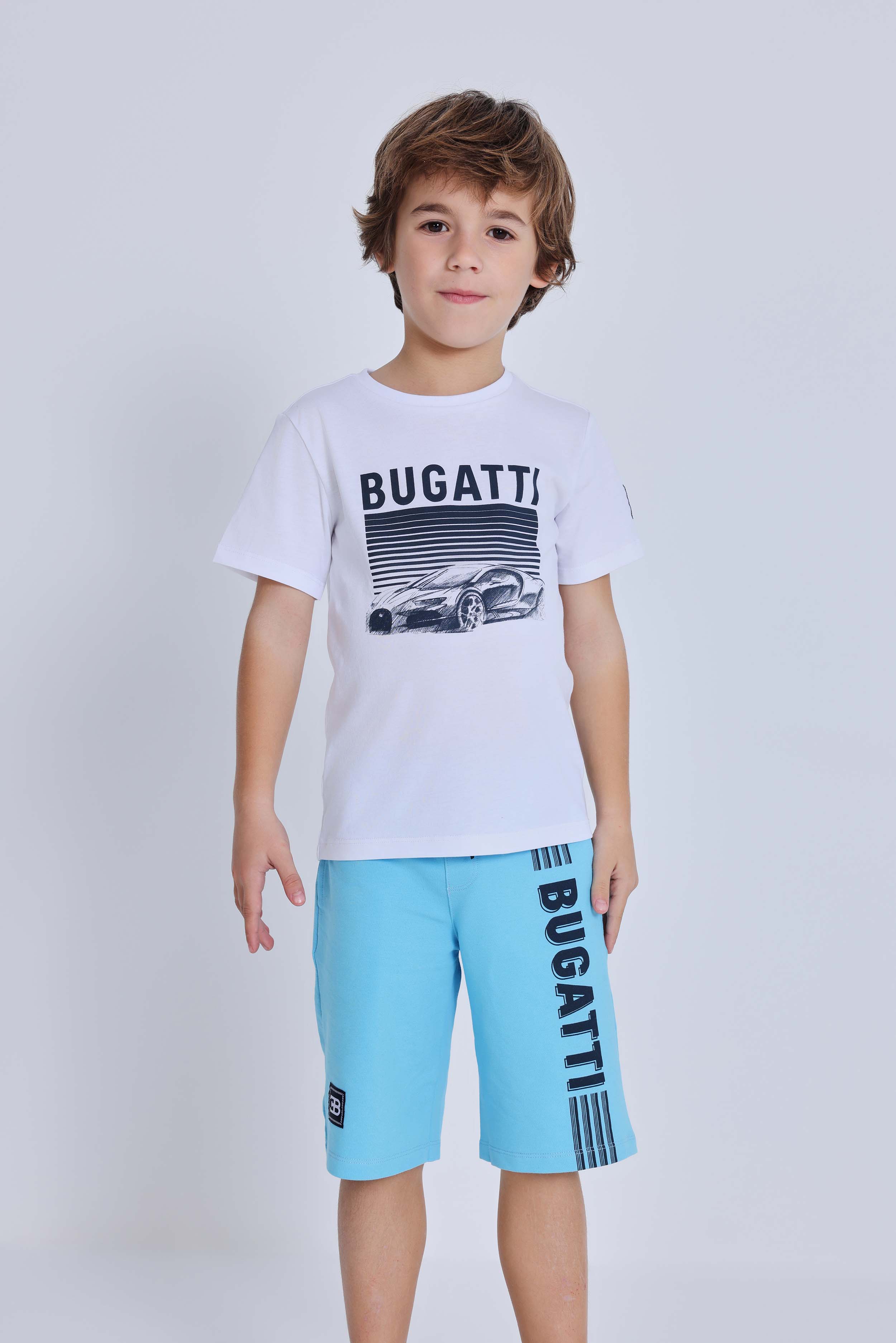 BUGATTI KIDS TOURBILLON SKETCH T-SHIRT WHITE - Image 4